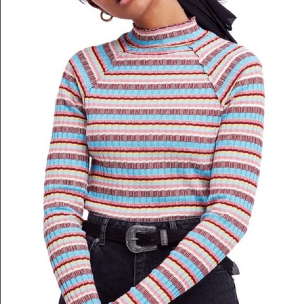 FREE PEOPLE turtle neck top